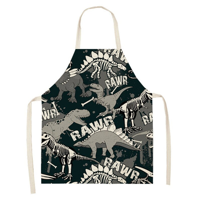 Cartoon Print Kitchen Apron