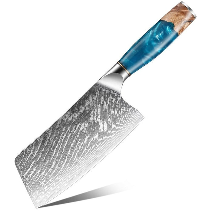 Ultra Sharp Damascus Steel Kitchen Knives Set