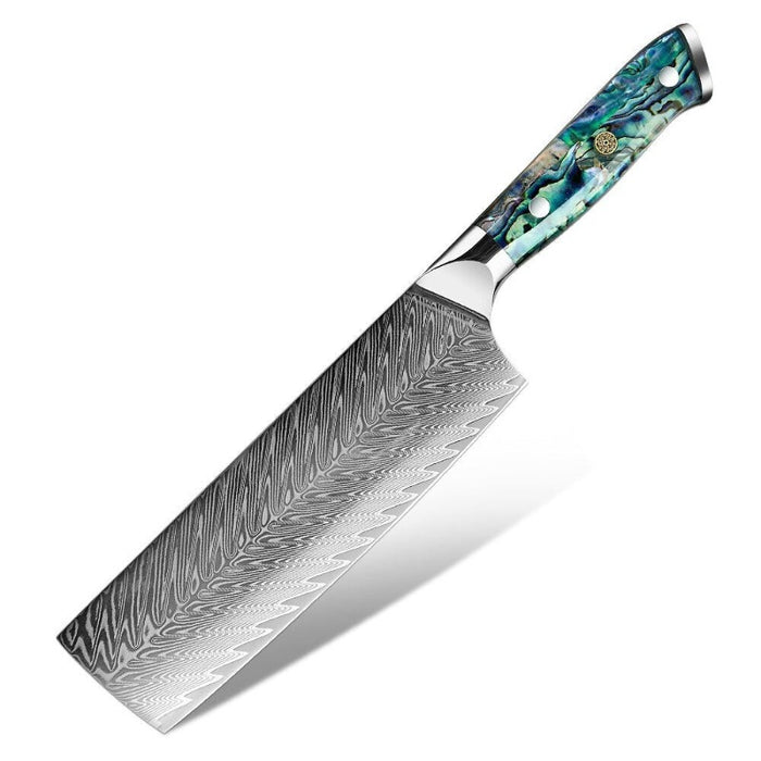 7 Inch Damascus Steel Cleaver Knife