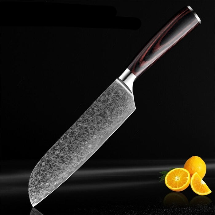 Laser Pattern Kitchen Knife Sets