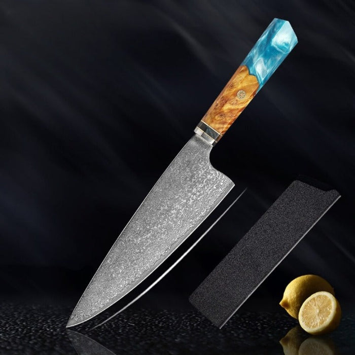 Razor Sharp Damascus Kitchen Knife Sets