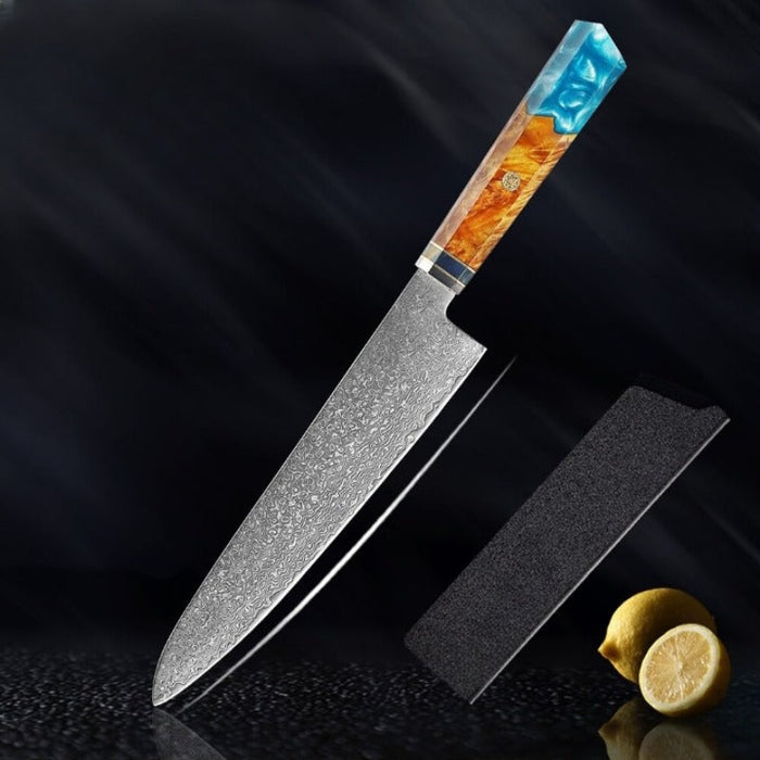 Razor Sharp Damascus Kitchen Knife Sets