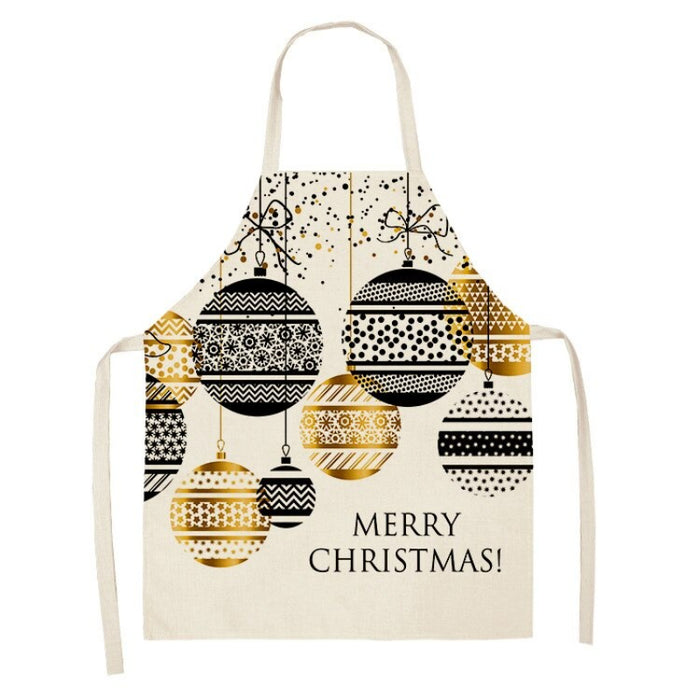 Christmas Greeting Printed Apron