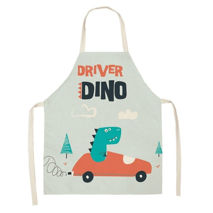 Cartoon Printed Household Apron