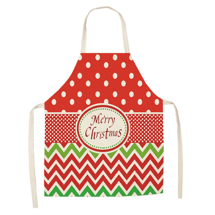 Christmas Patterned Kitchen Apron