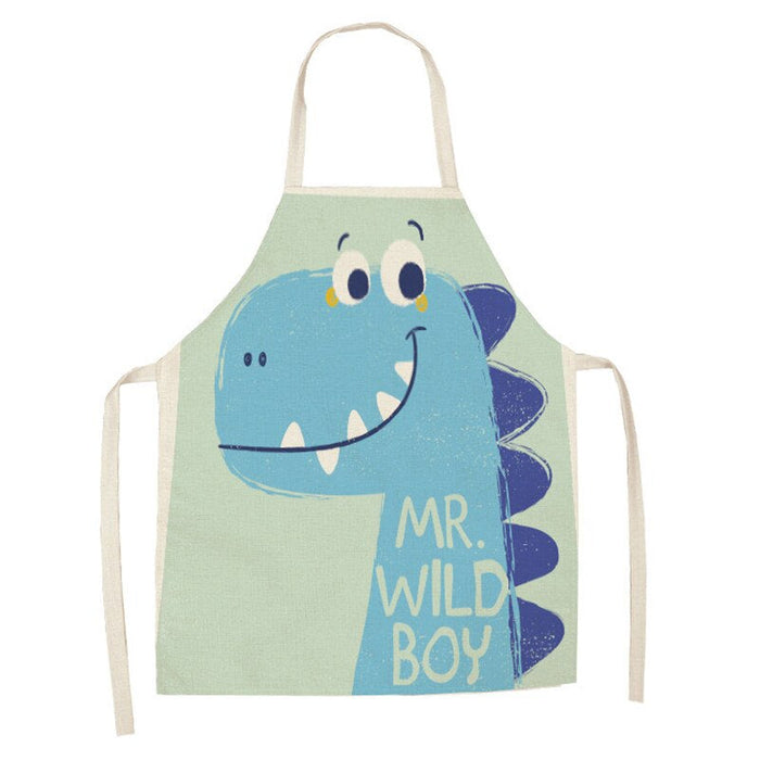 Dinosaur Print Kitchen Apron