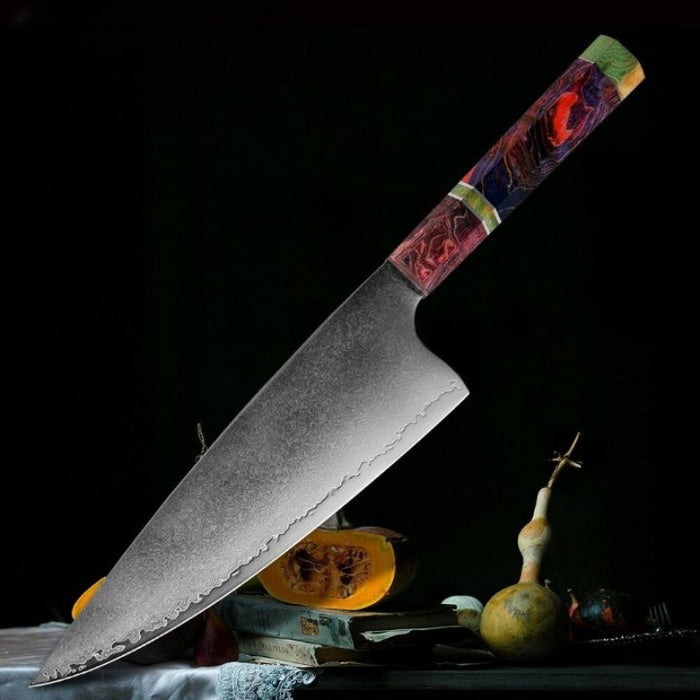 Professional Kitchen Damascus Steel Chef Knife