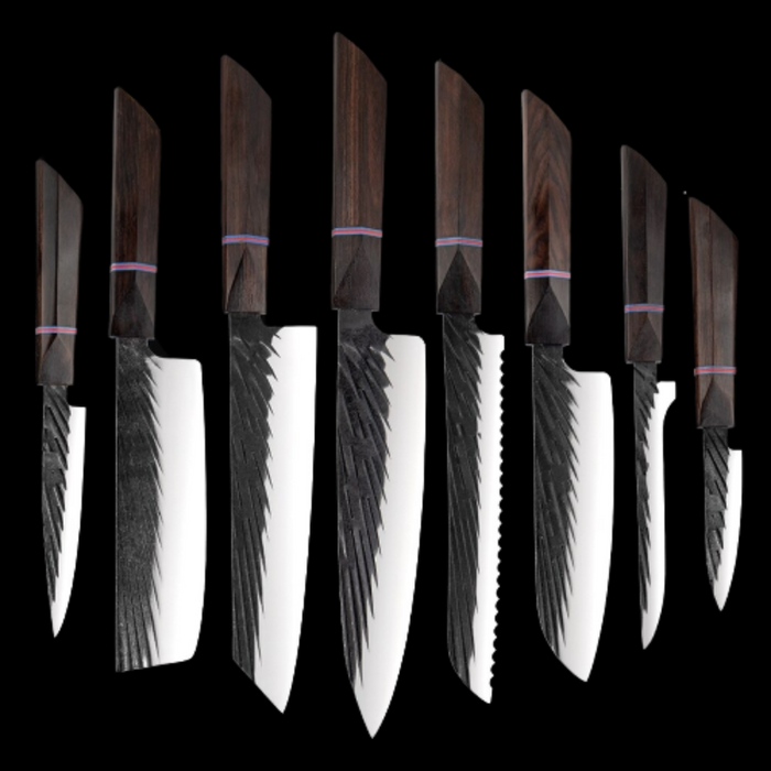 Handmade Forged Japanese Kitchen Knife Sets