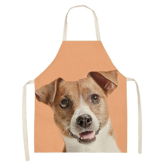 Cartoon Puppy Cleaning Apron