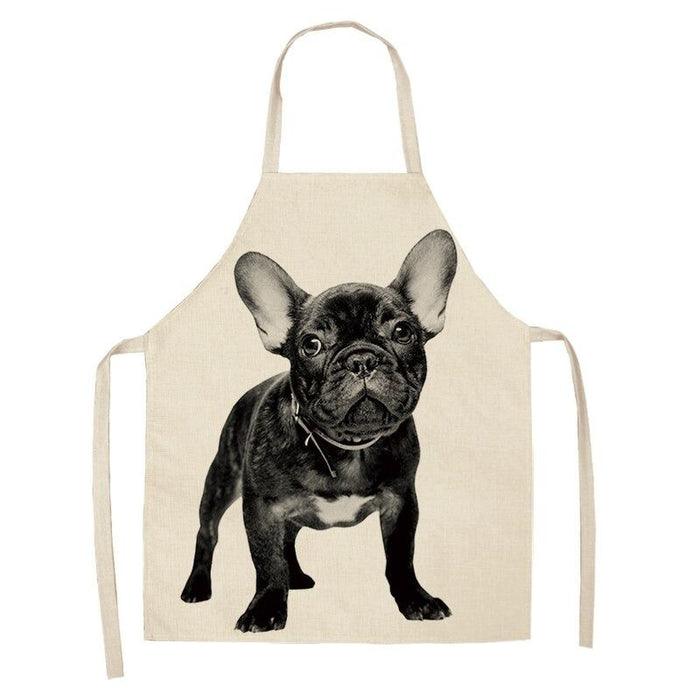 Bulldog Printed Unisex Aprons