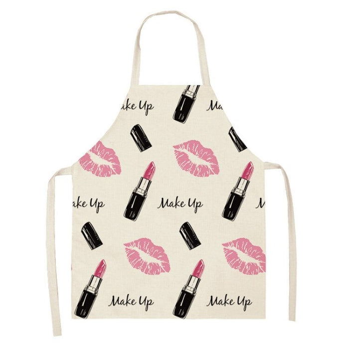 Home Cleaning Lipstick Nail Polish Apron