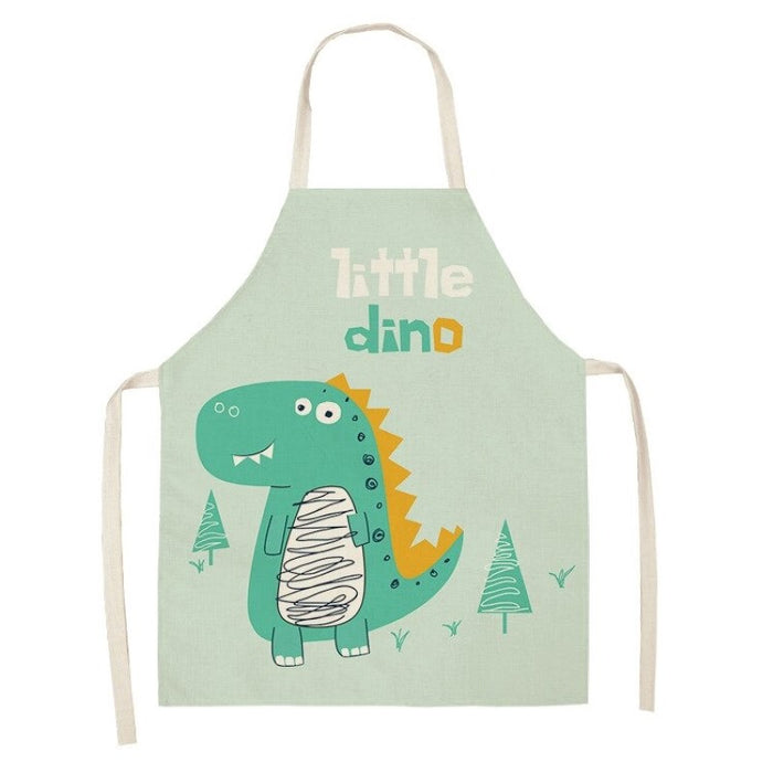 Cartoon Printed Household Kitchen Apron