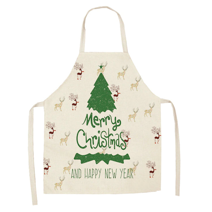 Christmas Patterned Kitchen Apron