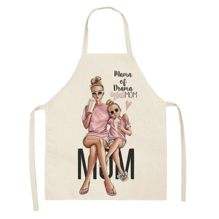 Super Mom Printed Lined Aprons