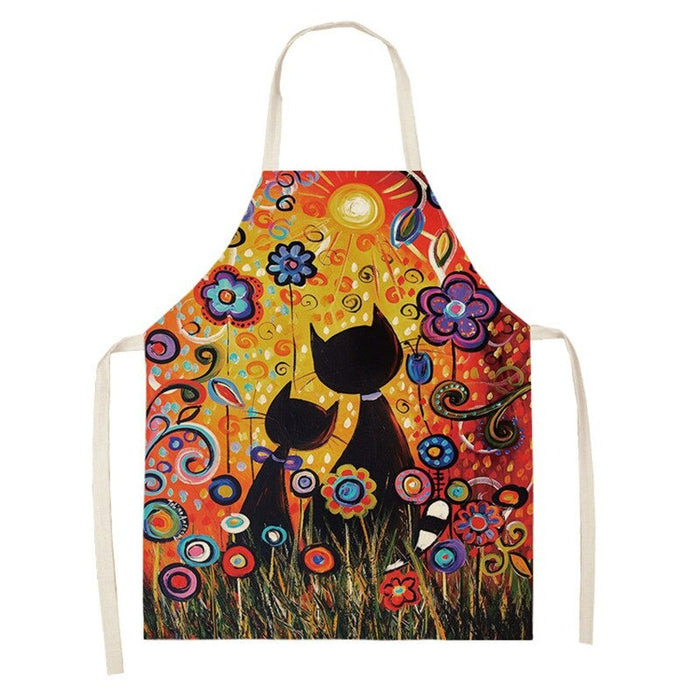 Full Printed Sleeveless Aprons