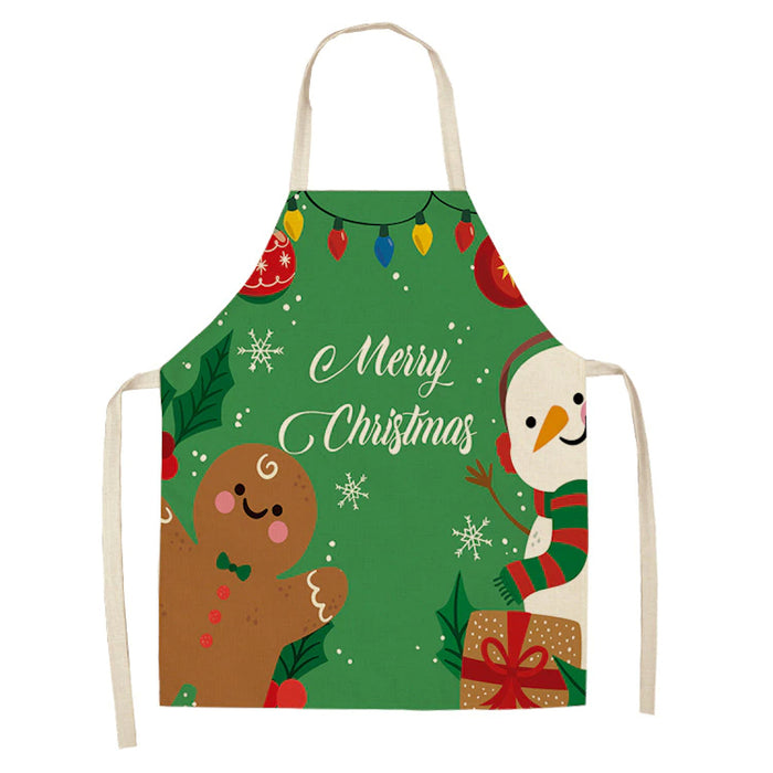 Christmas Patterned Kitchen Apron