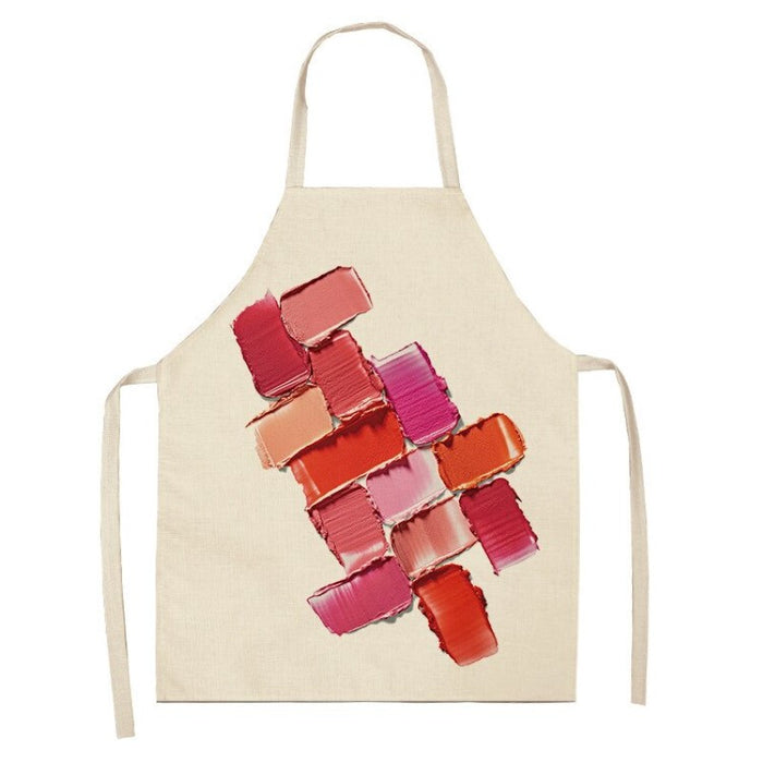 Home Cleaning Lipstick Nail Polish Apron