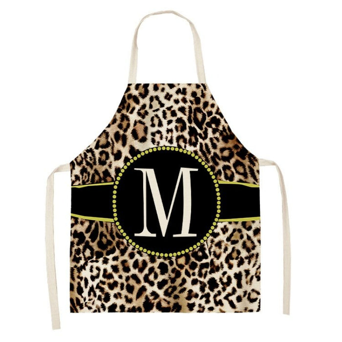 Leopard Print Cleaning Apron