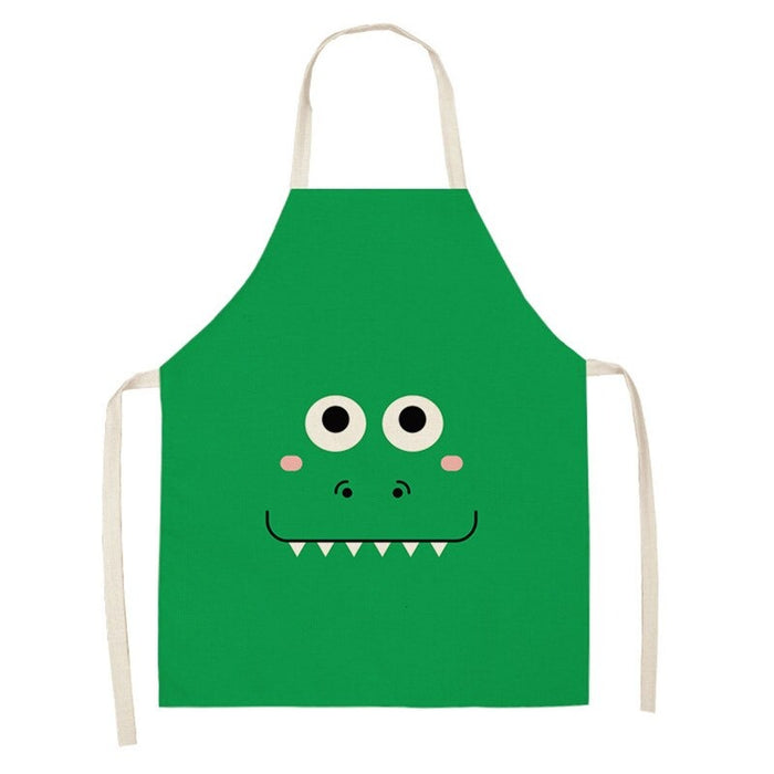 Animals Faces Print Aprons