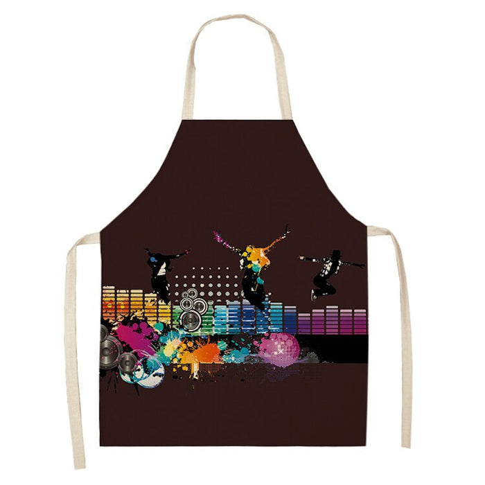 Musical Art Printed Aprons