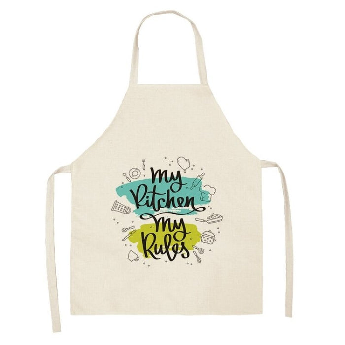 Letter Printed Kitchen Aprons