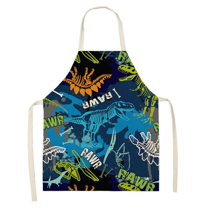 Printed Dinosaurs Cartoon Aprons