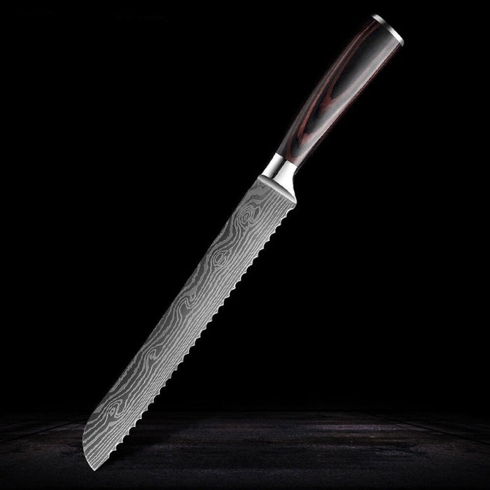 Professional Knife Sets High Carbon Stainless Steel Sharp Edge