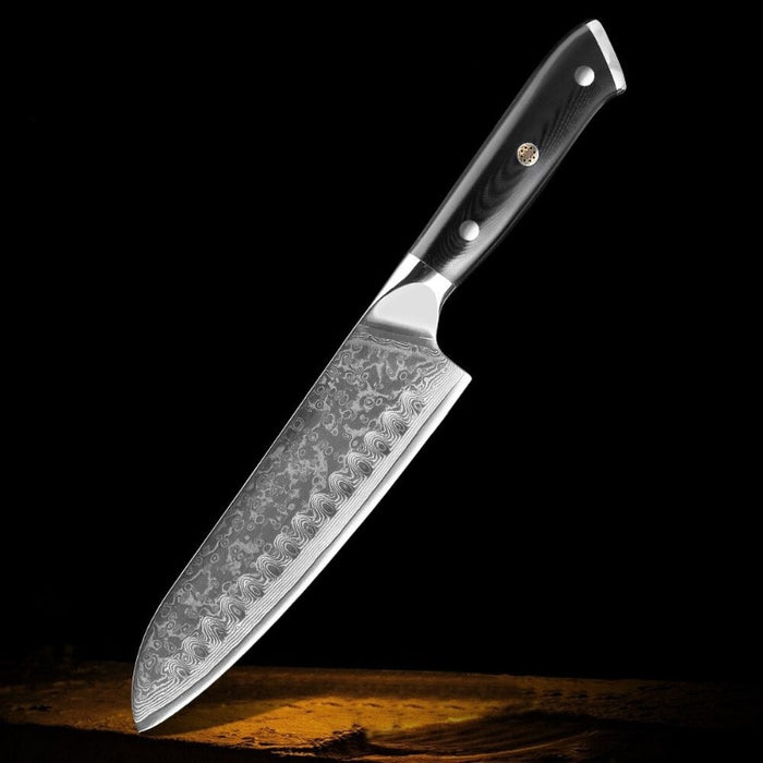 Multifunction Damascus Steel Kitchen Knives Set