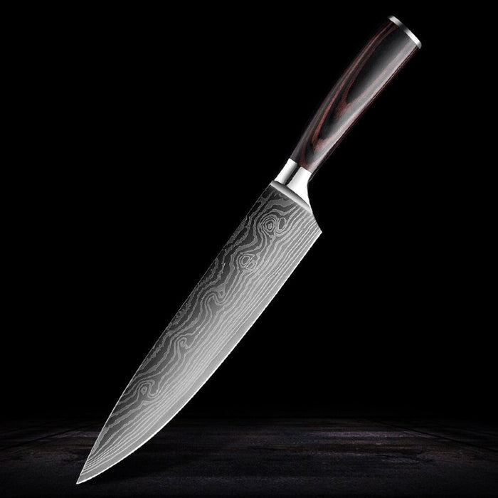 Professional Knife Sets High Carbon Stainless Steel Sharp Edge