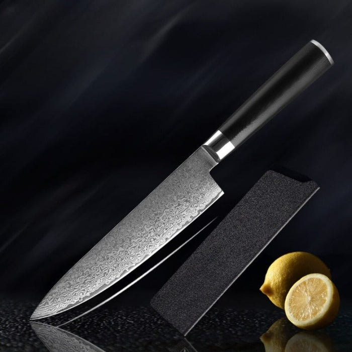 Ultra Sharp Damascus Steel Kitchen Knives Set