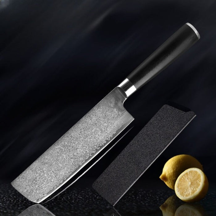 Ultra Sharp Damascus Steel Kitchen Knives Set