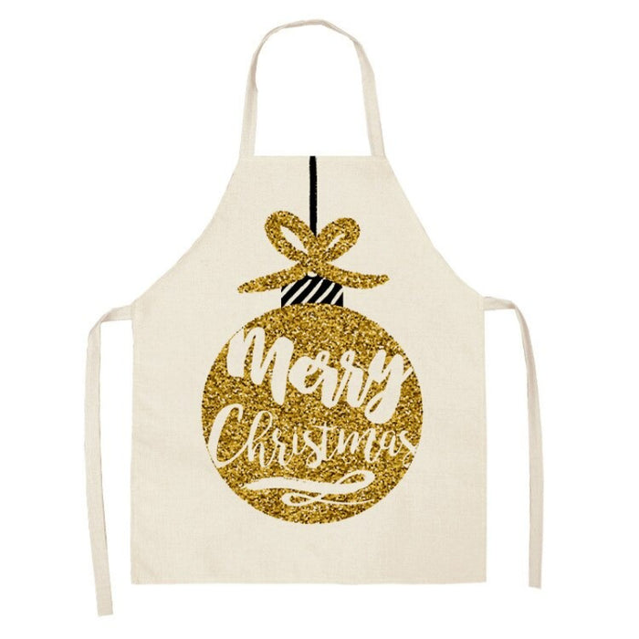 Christmas Greeting Printed Apron