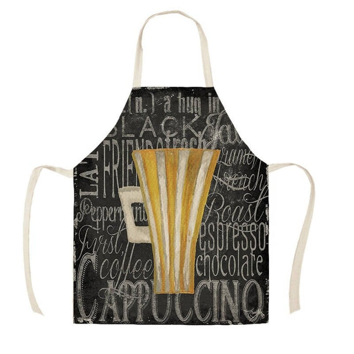 Coffee Pattern Kitchen Apron