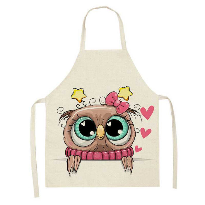 Little Owl Printed Apron