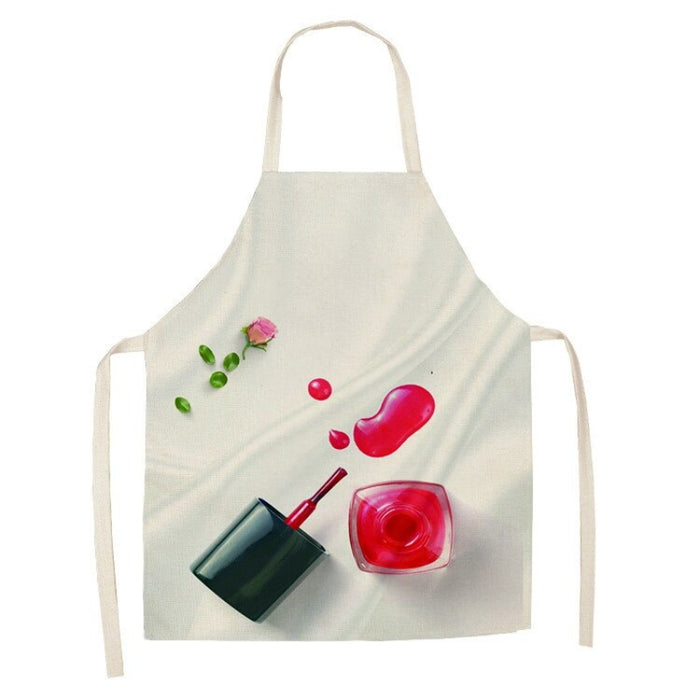 Sleeveless Color Printed Apron