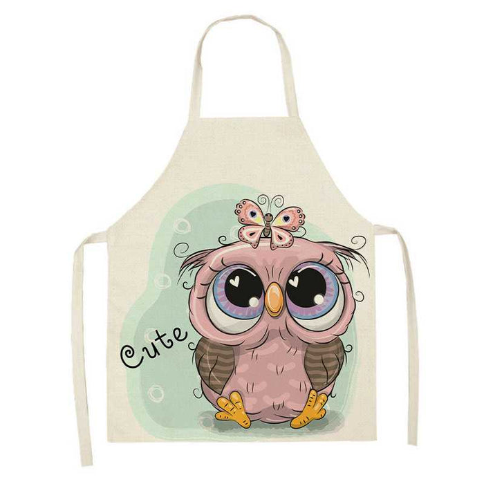 Little Owl Printed Apron