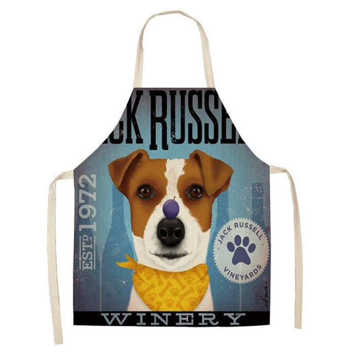 Dog Pattern Apron