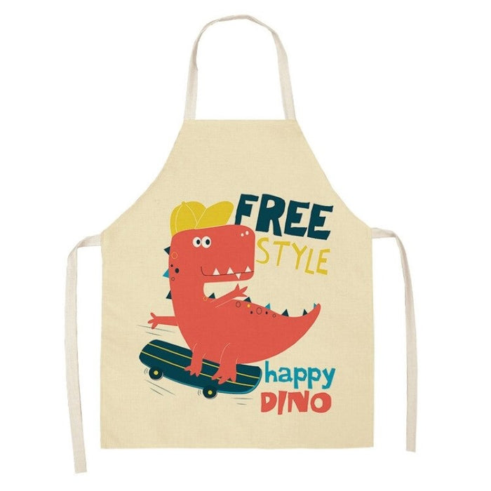 Cartoon Printed Household Apron