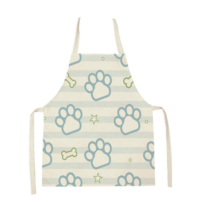 Cat Graphic Print Home Kitchen Apron