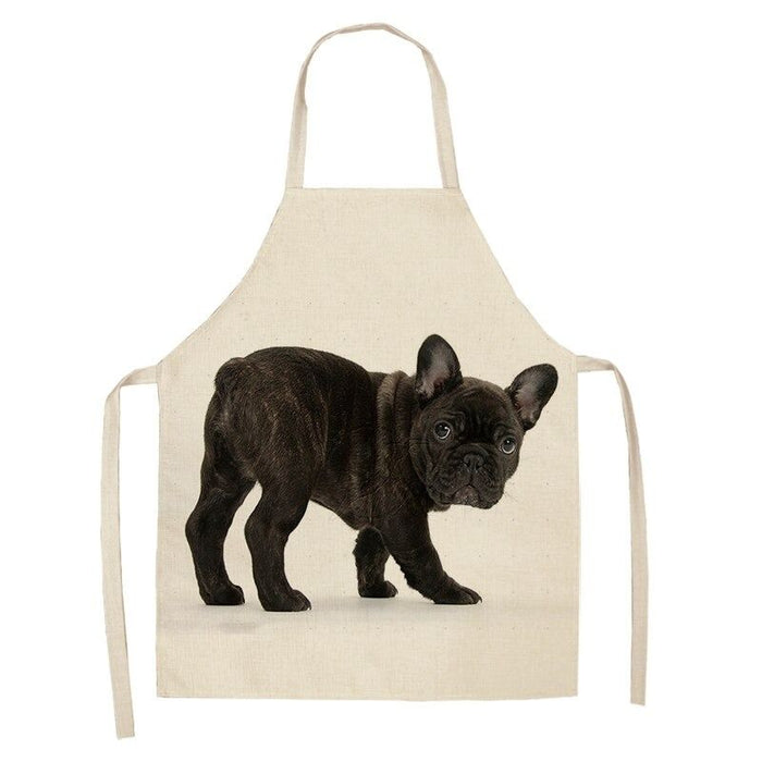 Bulldog Printed Kitchen Aprons