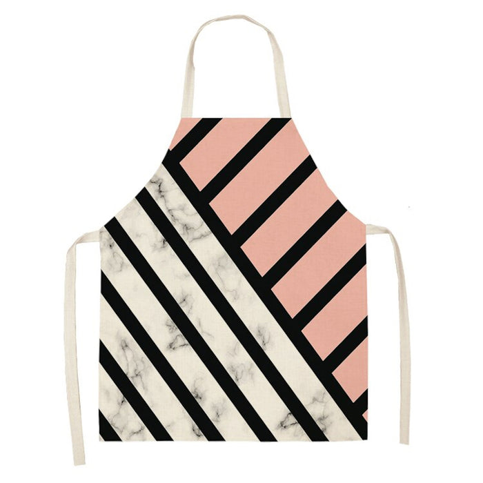 Geometric Print Kitchen Apron