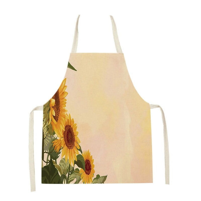 Cleaning Plant Flower Kitchen Cooking Apron