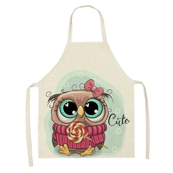 Little Owl Printed Apron