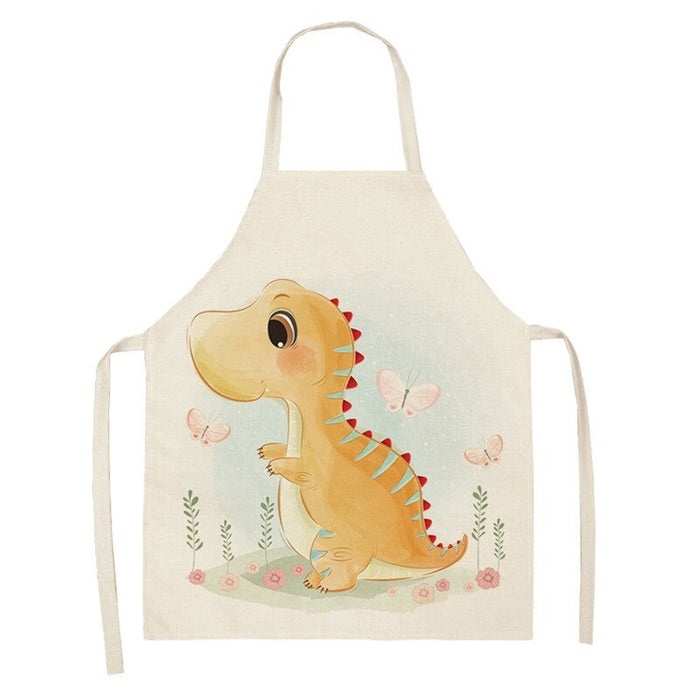 Home Cartoon Rabbit Print Kitchen Apron