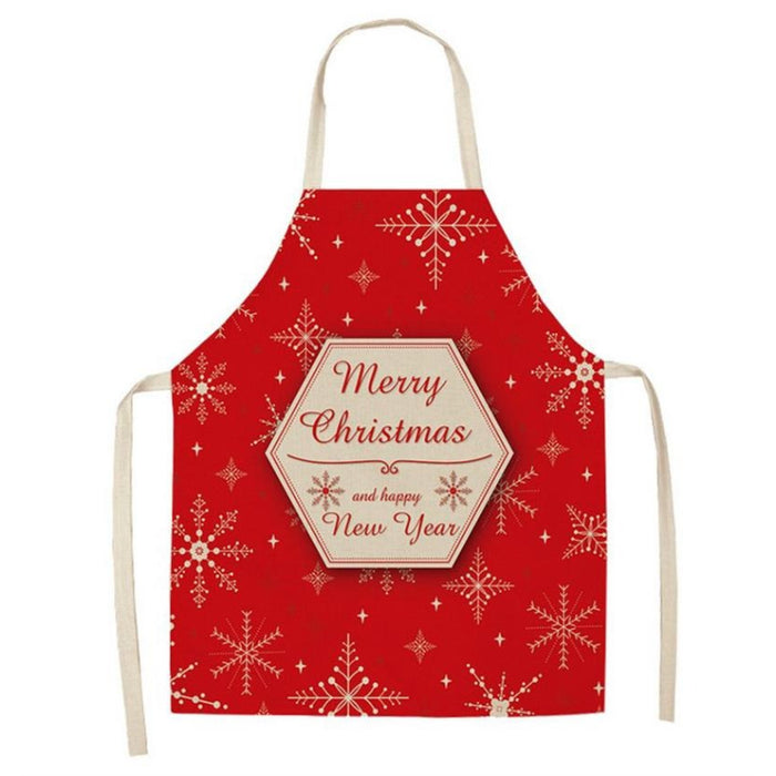 Christmas Themed Plaid Aprons