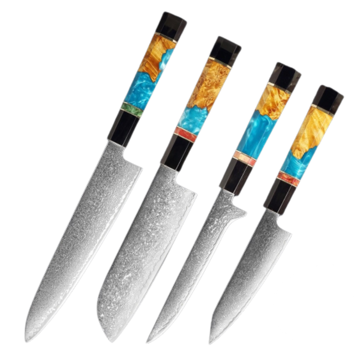 Damascus Steel Professional Kitchen Knife Sets