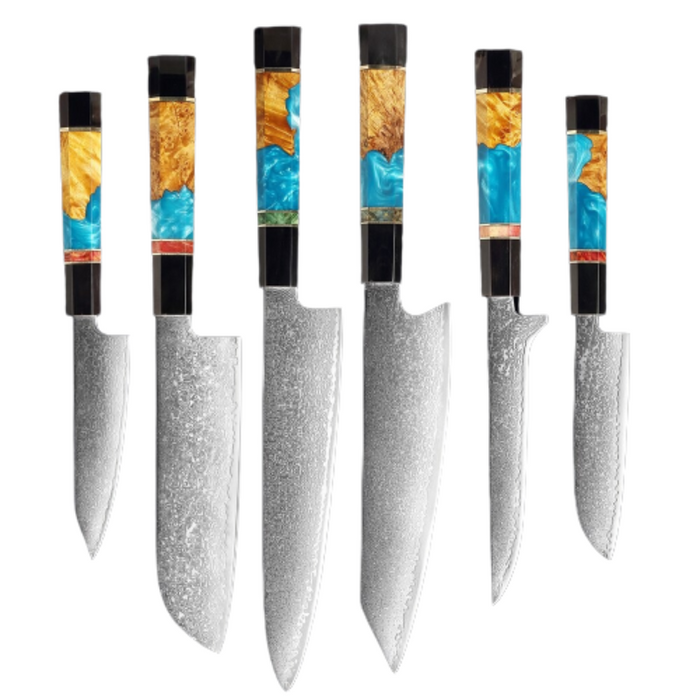 Damascus Steel Professional Kitchen Knife Sets