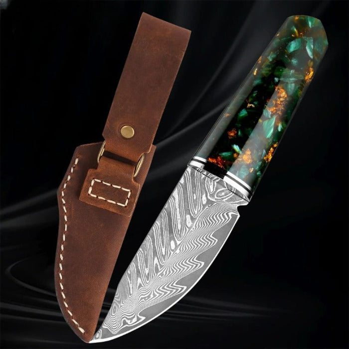 3.5 Inch Pocket Fixed Edge Utility Knife With Sheath