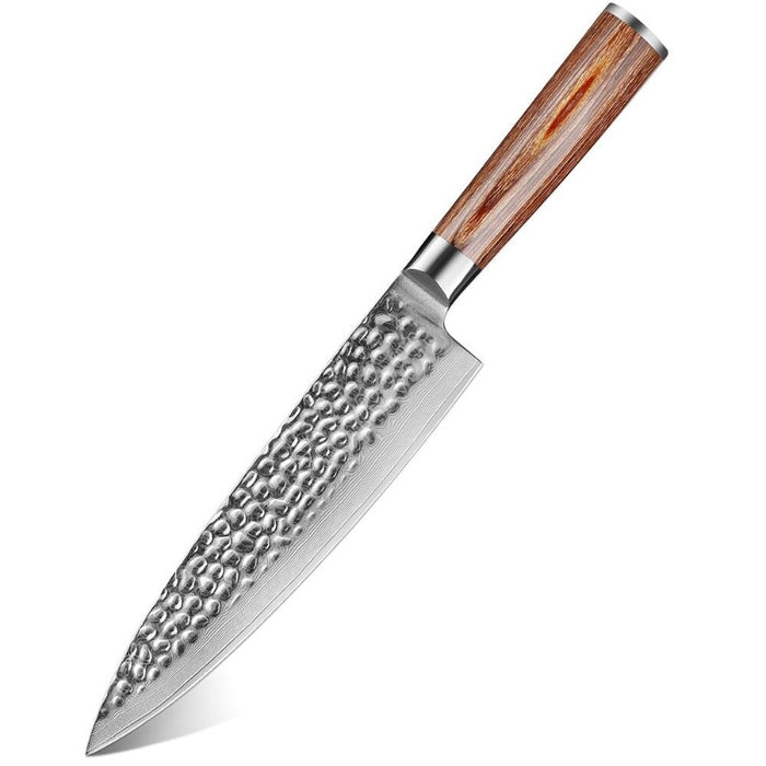 Sharp Steel Kitchen Knives Set With Wood Handle