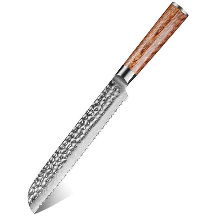 Sharp Steel Kitchen Knives Set With Wood Handle